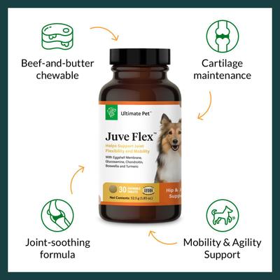 Juve Flex Canine Hip & Joint Support Supplement for Dogs