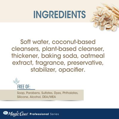 Champú blanqueador nutritivo de avena Magic Coat Professional Series para perros, bolsa de 16 onzas líquidas