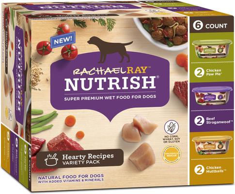 Bundle: Rachael Ray Nutrish Variety Pack + Hearty Recipes Variety Pack Wet Dog Food