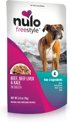 FreeStyle Chicken, Duck, & Kale in Broth Dog Food Topper, 2.8-oz, case of 24