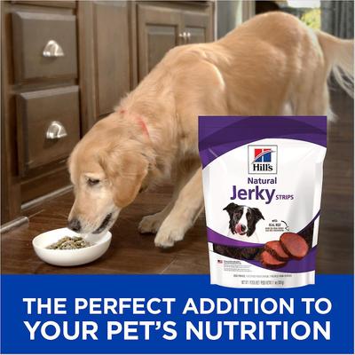 Natural Jerky Strips with Real Beef Dog Treats, 7.1-oz bag, bundle of 2