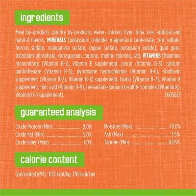 Classic Pate Chicken & Tuna Dinner Canned Cat Food, 5.5-oz, case of 24