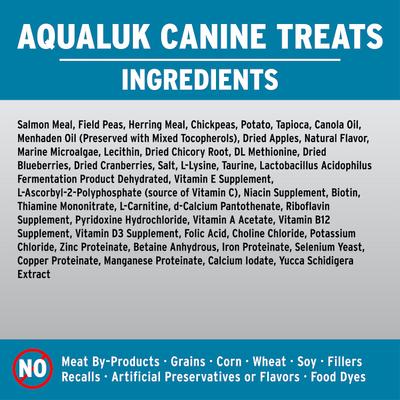 Grain-Free Aqualuk Cold Water Formula Dog Treats, 7-oz bag