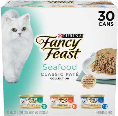 Comida enlatada para gatos Classic Turkey & Giblets Feast, 3 oz, caja de 24