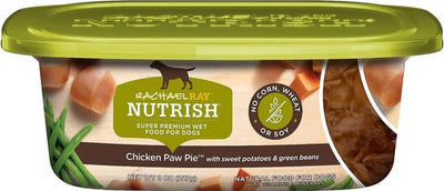 Bundle: Rachael Ray Nutrish Chicken Paw Pie Wet Dog Food + Chicken Muttballs with Pasta Wet Food