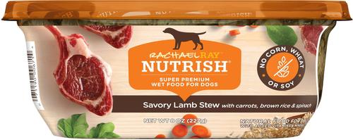 Bundle: Rachael Ray Nutrish Savory Lamb Stew + Chicken Paw Pie Wet Dog Food