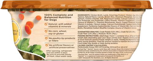 Bundle: Rachael Ray Nutrish Savory Lamb Stew + Chicken Paw Pie Wet Dog Food