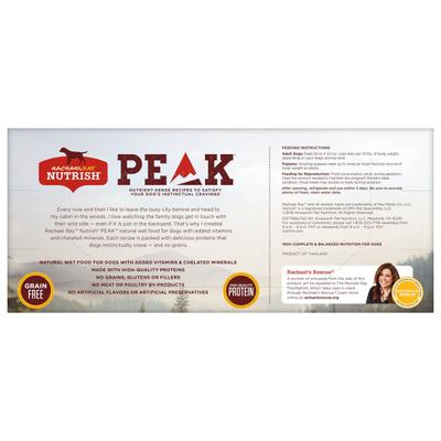 Bundle: Rachael Ray Nutrish PEAK Adventure Variety Pack + Hearty Beef Stew Wet Dog Food