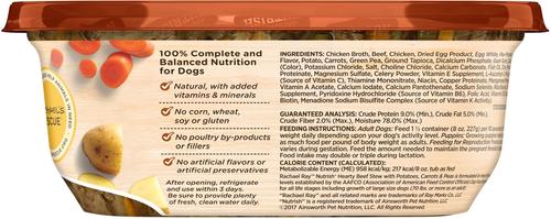 Bundle: Variety Pack - Rachael Ray Nutrish Hearty Beef Stew Grain-Free Wet Dog Food, Chicken Paw Pie & Lamb Stew Flavors