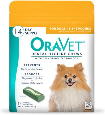 Hygiene Dental Chews for X-Small Dogs, Up to 10-lbs., 14 count