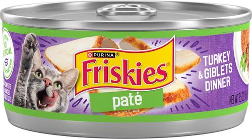 Classic Pate Adult Turkey & Giblets Dinner Canned Wet Cat Food, 5.5-oz, case of 24