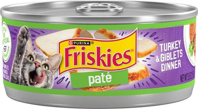 Classic Pate Adult Turkey & Giblets Dinner Canned Wet Cat Food, 5.5-oz, case of 24