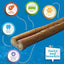 Odor Free 6" Jumbo Beef Bully Stick, 1 count