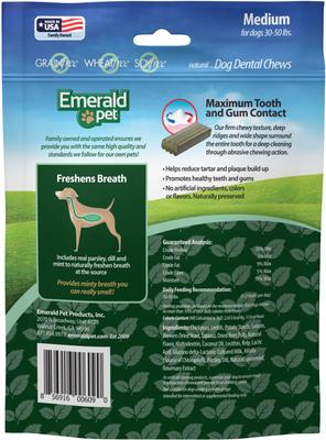 Golosinas dentales para perros Fresh Smileezz sin cereales, 18 unidades