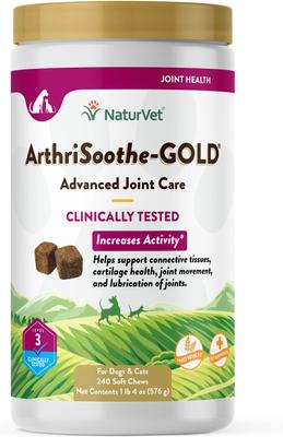 ArthriSoothe-GOLD Level 3 MSM & Glucosamine Joint Supplement for Dogs & Cats, 240 count