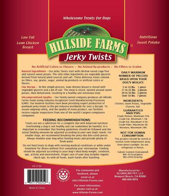 Chicken & Sweet Potato Jerky Twists Dog Treats, 32-oz bag