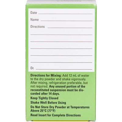 Amoxi-Drop (amoxicilina) en polvo para suspensión oral para perros y gatos, 50 mg, 15 ml