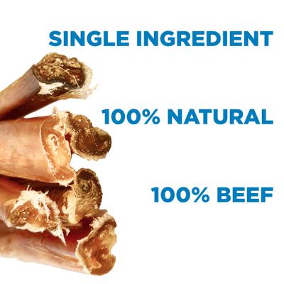 Thin 6" Bully Sticks Dog Treats, 24 count