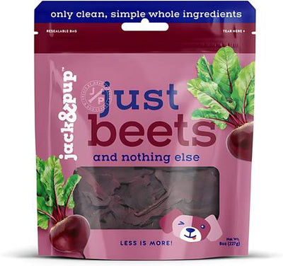 Just Beets Natural Dog Chew Treats, 8-oz bag