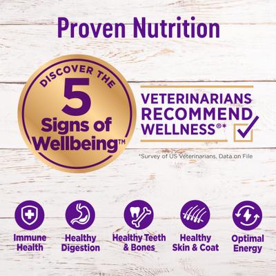 Bundle: Wellness Small Breed Complete Health Adult Turkey & Oatmeal Recipe Dry Dog Food, 12-lb bag & WHIMZEES Variety Pack Dental Dog Treats, Small, 56 count