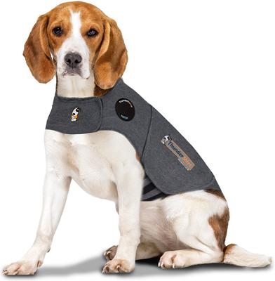 Bundle: ThunderShirt Classic Anxiety & Calming Vest, Heather Grey, Medium + ThunderEase Calming Diffuser for Dogs