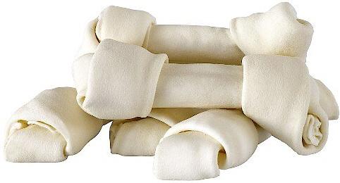 Premium Rawhide Knotted Bones Dog Treats, 20 count
