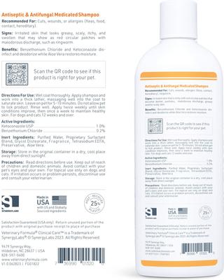 Bundle: Veterinary Formula Clinical Care Antiseptic & Antifungal Spray & Veterinary Formula Clinical Care Antiseptic & Antifungal Shampoo, 16-oz bottle