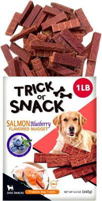 Salmon & Blueberry Flavored Nugget Dog Treats, 1-lb bag