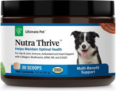 Nutra Thrive Multivitamin 40-in-1 Powder Supplement for Dogs, 4.02-oz jar