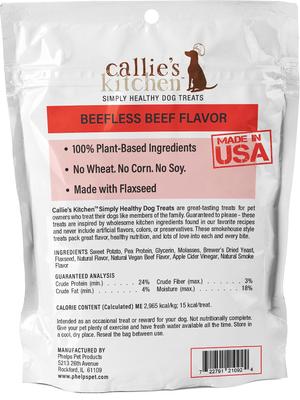 Beefless Beef Flavor Dog Treats, 4-oz bag