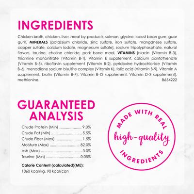 Savory Centers Salmon Canned Cat Food, 3-oz, case of 24