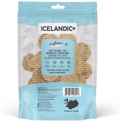 Golosina para perros con chips de bacalao, bolsa de 2.5 oz