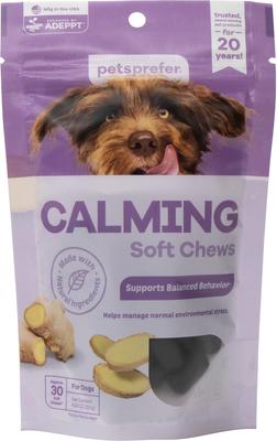 Calming Pork Flavor Soft Chew Dog Supplement, 30 count