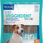 Bundle: Virbac C.E.T. VeggieDent Fr3sh for Small Dogs + Dental Chews for Large Dogs
