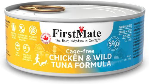 50/50 Chicken & Tuna Formula Grain-Free Canned Cat Food, 5.5-oz, case of 24