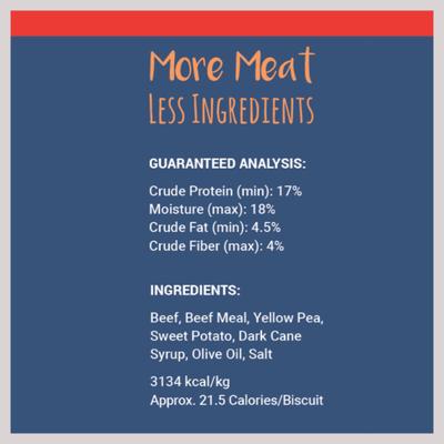 Better Biscuit Beef Crunchy Dog Treats, 2-lb bag