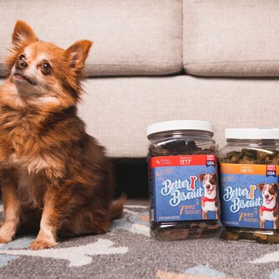 Better Biscuit Beef Crunchy Dog Treats, 2-lb bag