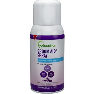 Spray Groom-Aid para perros y gatos, botella de 7 onzas líquidas