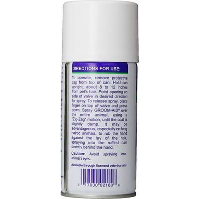 Spray Groom-Aid para perros y gatos, botella de 7 onzas líquidas