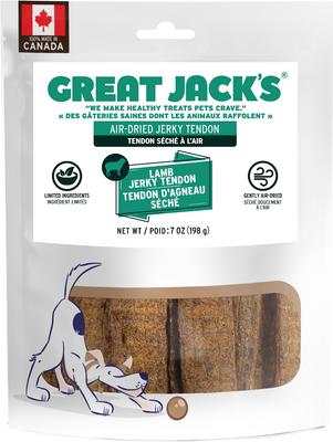 Air Dried Lamb Jerky Tender Bars Dog Treats, 7-oz bag