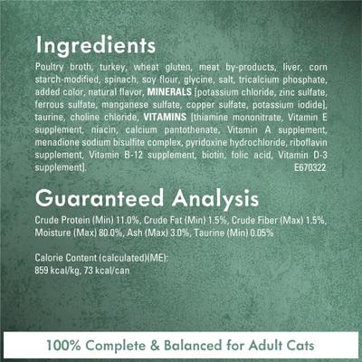 Alimento enlatado para gatos Elegant Medleys Turkey Florentine, 3 oz, caja de 24