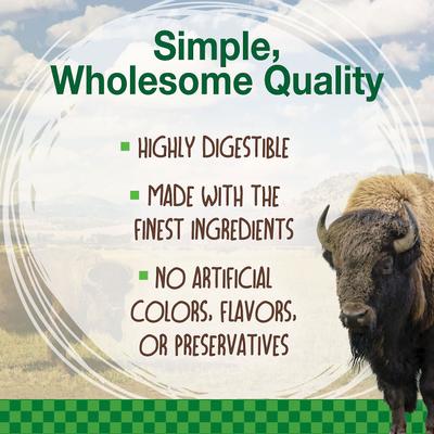 Natural Healthy Edibles Wild with Real Bison Medium Dog Treats, 6 count