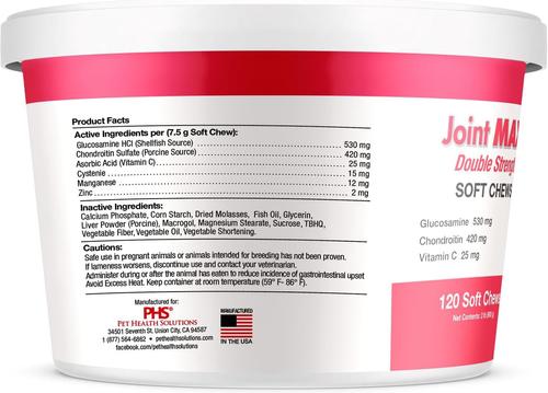 Double Strength Soft Chews for Dogs, 120 count