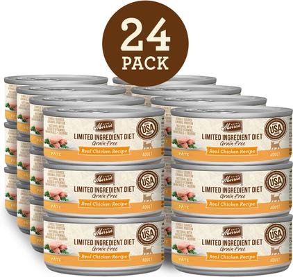 Limited Ingredient Diet Grain-Free Real Chicken Pate Recipe Canned Cat Food, 2.75-oz, case of 24