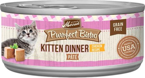 Purrfect Bistro Kitten Dinner Grain-Free Canned Cat Food, 5.5-oz, case of 24