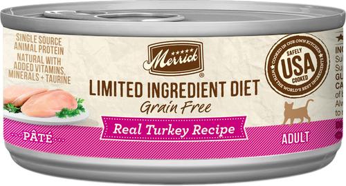 Limited Ingredient Diet Grain-Free Turkey Canned Cat Food, 2.75-oz, case of 24