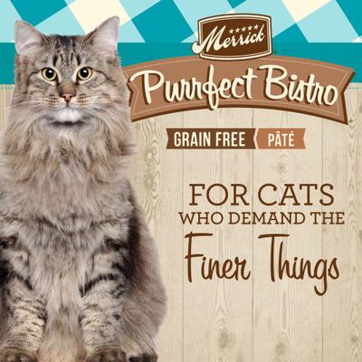Purrfect Bistro Grain-Free Wet Cat Food Duck Recipe Pate, 3-oz can, case of 24