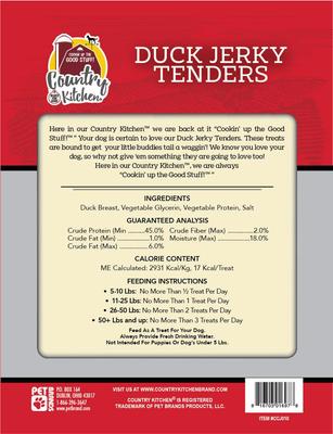Bundle: Country Kitchen Duck Jerky Tenders + Chicken Jerky Tenders Dog Treats