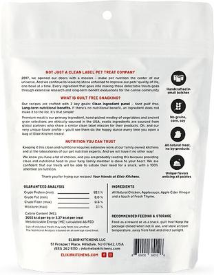 Herbed Applesauce Chicken Freeze-Dried Dog & Cat Treats, 3-oz bag