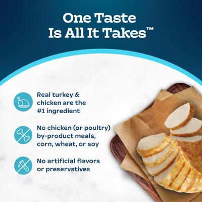 Tastefuls Spoonless Singles Chicken & Turkey Entree Variety Pack Adult Pate Wet Cat Food, 2.6-oz twin pack, case of 12